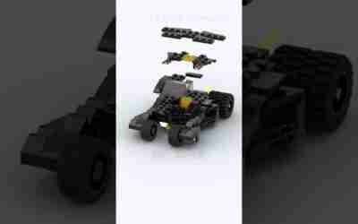 LEGO MOC Vehicle:  Dark Racer Building Animation #shorts #legomoc #afol