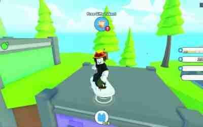 I have my own hoverboard in Pet Simulator!