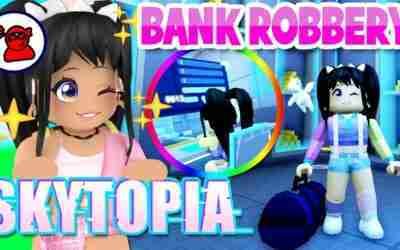 How To *ROB THE BANK* in SKYTOPIA (roblox) *NEW GAME SECRET*