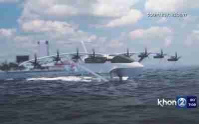 Should Hawaii use electric seagliders to island hop?