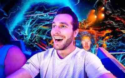 Riding The New Guardians Of The Galaxy Cosmic Rewind For The First Time, My Reaction – FULL Ride POV