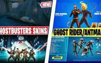 NEW Fortnite x Ghostbusters SKINS LEAK! *Free Rewards* Ghost Rider, ANTMAN LEAKED Skins & v14.50!