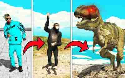 I TURNED INTO DIFFERENT ANIMALS in GTA 5 with BOB & CHOP