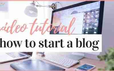 HOW TO START A BLOG IN 2021 | VIDEO TUTORIAL ✨