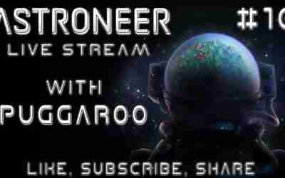 Astroneer With ThePuggaroo #10: Hoverboard Hunting VTOL Fun.