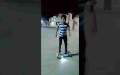 hoverboard ride Night #fullmoj #shorts