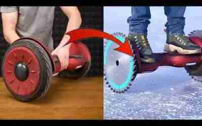 Transform Hoverboard into Amazing Thing // Build at Home // Real Talent // Amazing Artisan #shorts