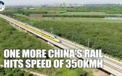 China's Beijing-Wuhan bullet trains to hit 350 km/h in June with tickets starting from $60.4