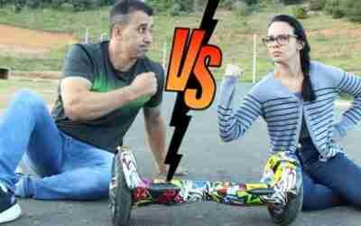 DESAFIO – TENTANDO APRENDER A ANDAR DE HOVERBOARD! OLHA NO QUE DEU!