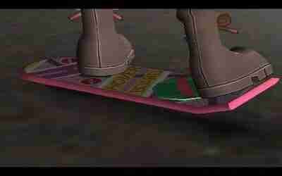 GTA SA BTTF mod hoverboard