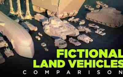? FICTIONAL Land VEHICLES | 3D Real Scale ?