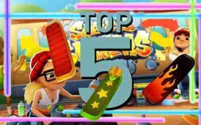 | My Top 5 Hoverboards | Subway Surfers on IOS
