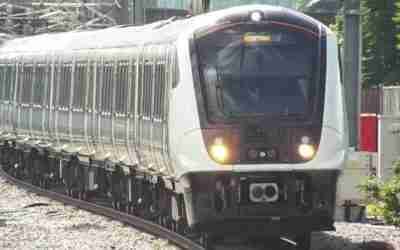 TfL Rail (Crossrail) Elizabeth Line The new futuristic trains of  Class 345 "Aventra" in service