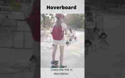 Hoverboard, with Bluetooth and Colorful Lights Self Balancing  Smart Hoverboard for Kids #shorts