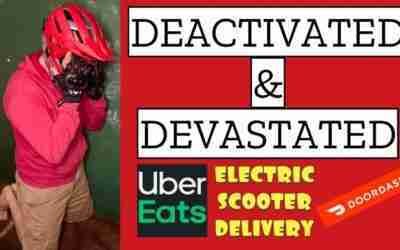 ELECTRIC SCOOTER DELIVERY | DEACTIVATED FOR NO REASON | UBEREATS DOORDASH DUALTRON STORM ULTRA