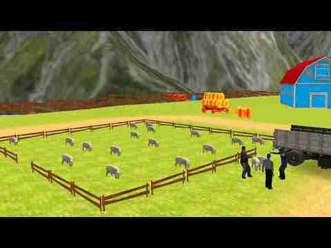 Farm animal transport truck driving | 3D Android Game Play 2022