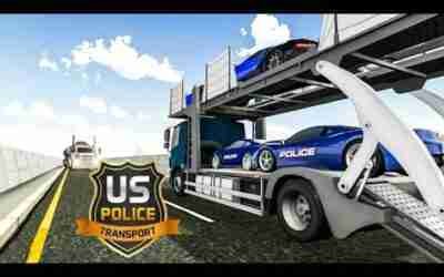 Meet challenge of us police truck transporter by performing real parking stunts.rand US Police Car..