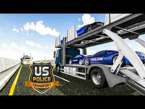 Meet challenge of us police truck transporter by performing real parking stunts.rand US Police Car..