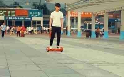 Hoverboard First Tryout – Very Easy To Ride!