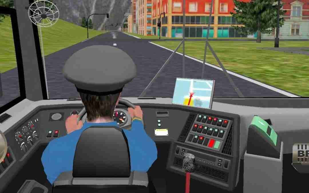 Driving Sky Blue Bus Feels Realistic #simulatorgames #truckgames #cargame