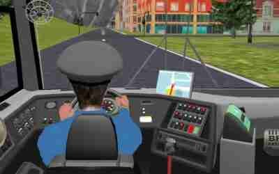 Driving Sky Blue Bus Feels Realistic #simulatorgames #truckgames #cargame