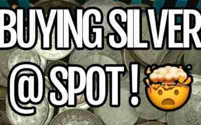 BUYING SILVER AT SPOT @ MY LOCAL COIN SHOP