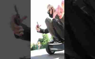 tryna record a basketball video be like #shorts #basketball #hoverboard