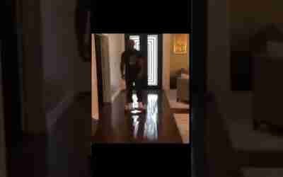 Mike Tyson falling off a hoverboard