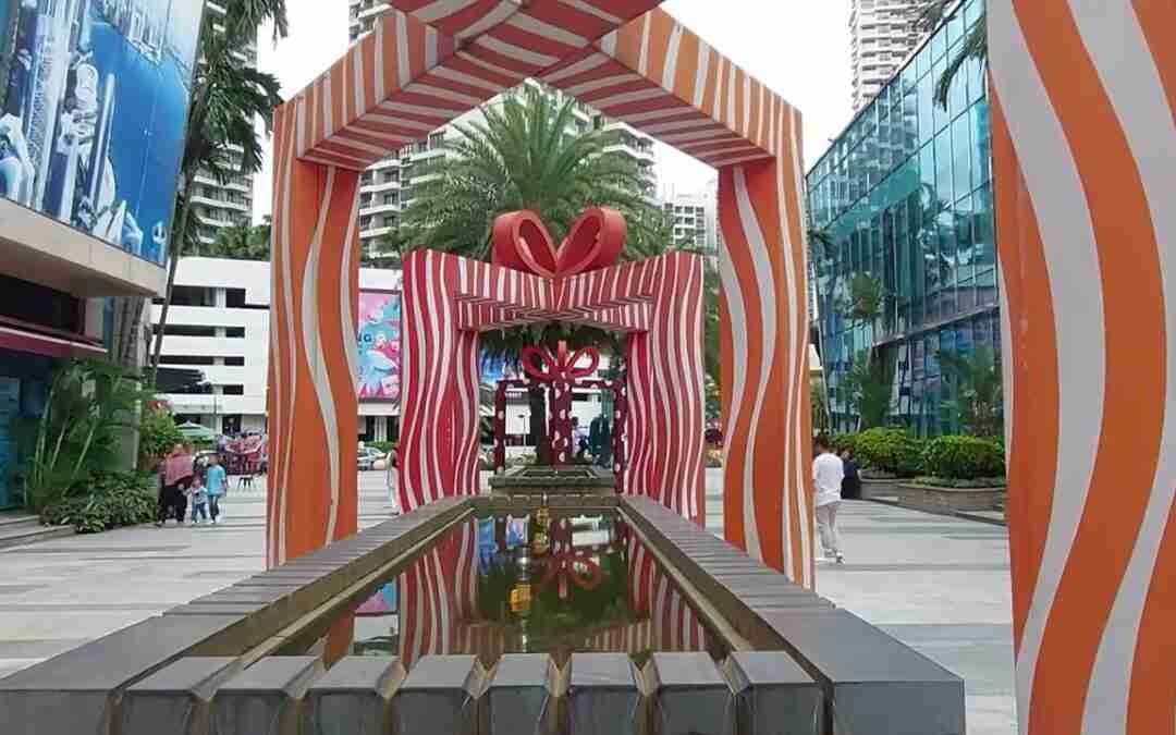 Walking at danga bay johor bahru beautiful view