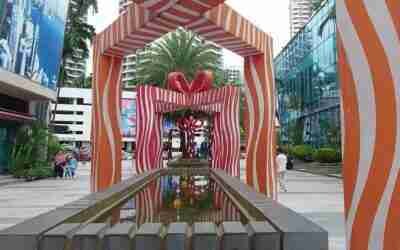 Walking at danga bay johor bahru beautiful view