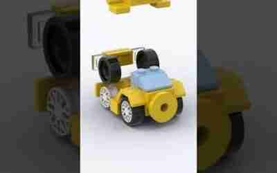 LEGO Bumblebee Car Transformer G1 Building Animation #shorts
