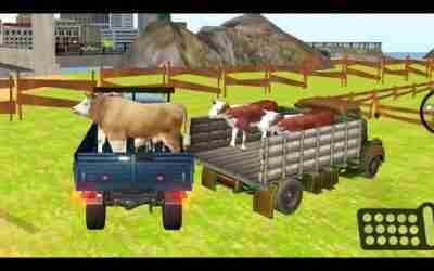 Farm animal transport truck driving | 3D Android Game Play 2022