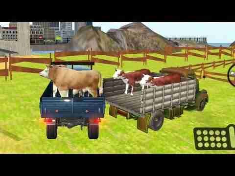 Farm animal transport truck driving | 3D Android Game Play 2022