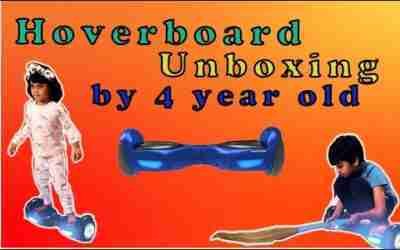 HOVERBOARD RIDING BY 4 YEAR OLD KID | HOVERBOARD UNBOXING BY KIDS | FUNNY || IBU AND IZAAN
