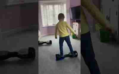 Tim is superstar on the hoverboard! Hover board expert! How to drive hover board!