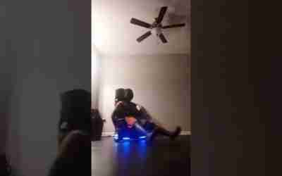 different type of people riding hoverboards Comet with a hoverboard Rider you are