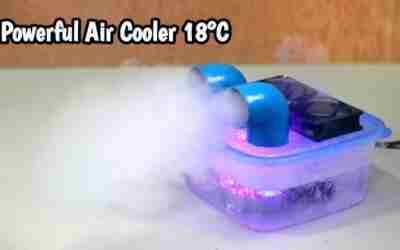 How To Make Powerful Air Cooler At Home – DIY Air Conditioner