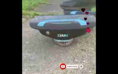 Electric roler skates howershoes two wheel self balancing scooter with RBG light #amazing #shorts
