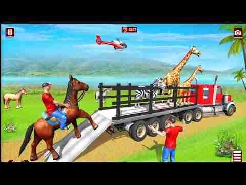 Fram Animal transport truck simulator game truck parking game Android game play