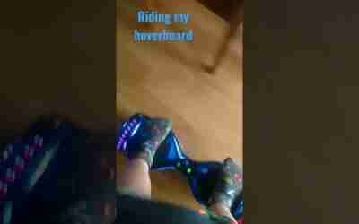 riding my hoverboard