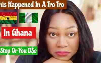 Stop Or We K@#l  You ? I Witnessed This In A Tro Tro(Bus) In Ghana ??