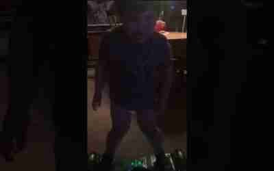 ONLY 2 YEARS OLD?! Riding hoverboard
