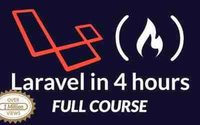 Laravel PHP Framework Tutorial – Full Course for Beginners (2019)