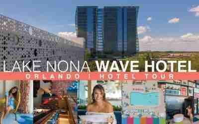 Tour Of Lake Nona Wave Hotel | Futuristic Hotel in Orlando, FL With Self-driving Cars & Smart Rooms