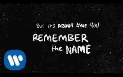 Ed Sheeran – Remember The Name (feat. Eminem & 50 Cent) [Official Lyric Video]