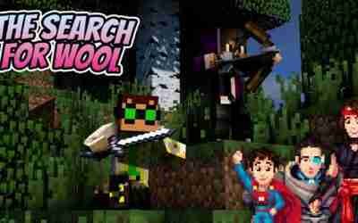 3 NOOBS PLAY MINECRAFT. WE NEED SHEEP FOR BEDS PLZ