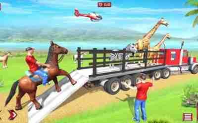 Farm animals transportaing game truck driving game Android game play Farm Animals Transporter Truck