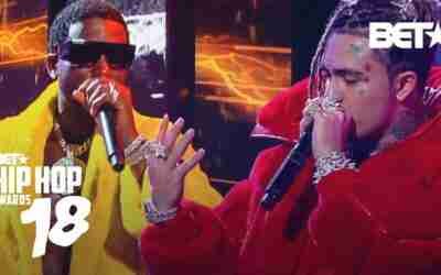 Lil Pump Performs Gucci Gang w/ Gucci Mane! | Hip Hop Awards 2018