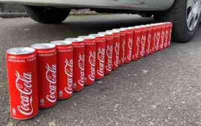Crushing Crunchy & Soft Things by Car! EXPERIMENT: COCA COLA VS CAR