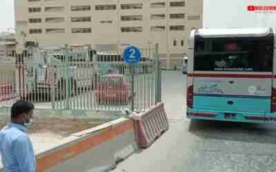 Qatar-Doha, Road trip travel vlog from Mesaieed to karwa bus station Qatar 2022 FIFA World Cup